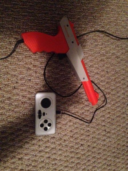 retro nes system with duckhunt