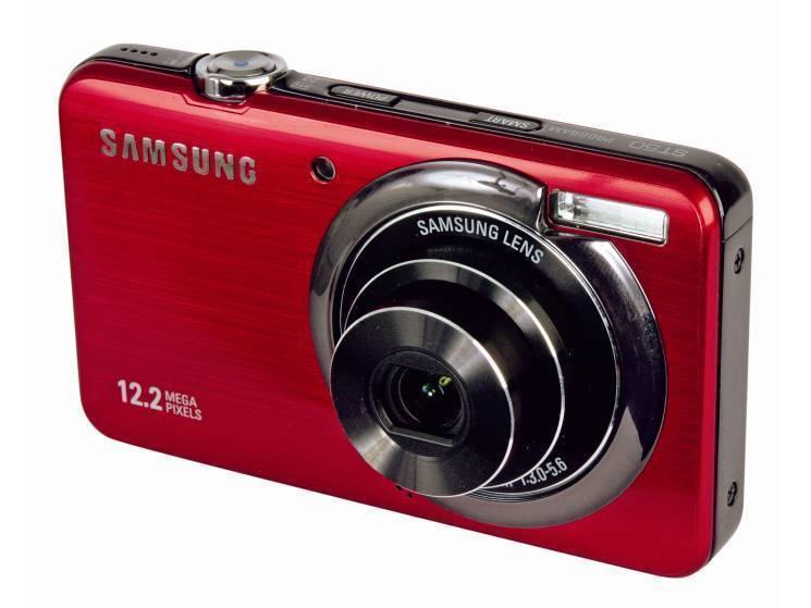 Samsung ST50 Digital Cam-RED (12MP, 3x Optical Zoom) 2.7 LCD