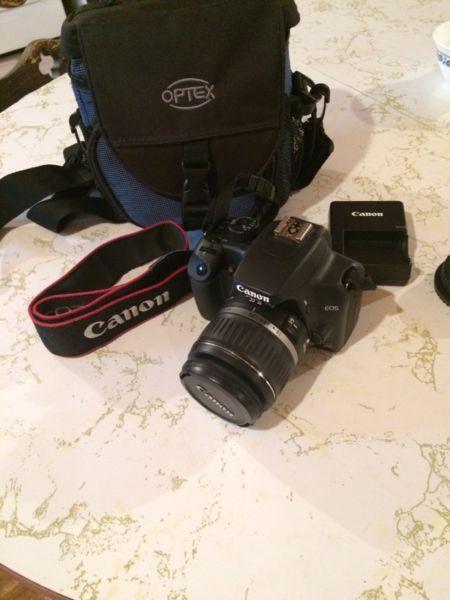 Canon EOS rebel xs camera with 18-55mm lens