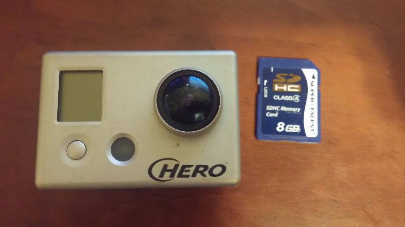 GoPro HD Hero w/ 8GB SD Memory Card