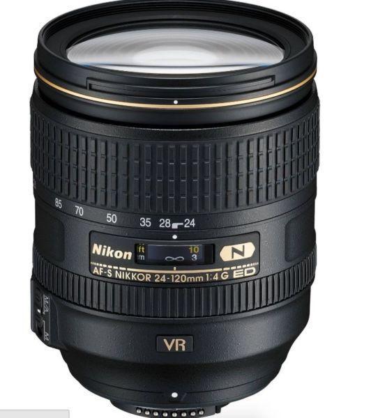 Nikon 24-120mm f/4G ED VR AF-S NIKKOR Lens
