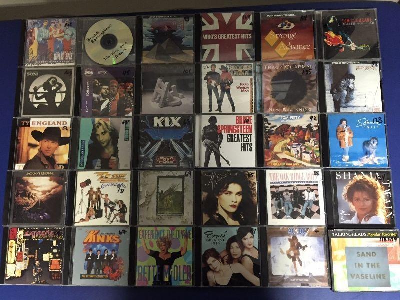 About 120 cd's for sale