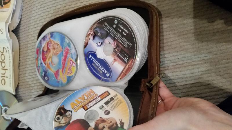 Dvd case of kids and family movies