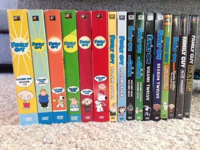 Family Guy DVDs - First 12 Seasons