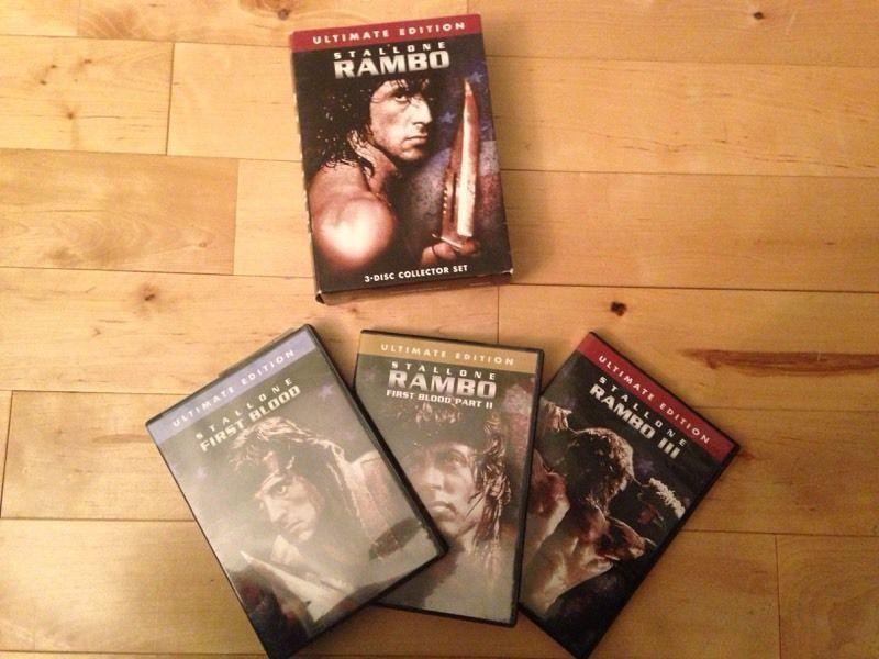 Rambo Box Set - 3 DVDs for $5