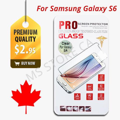 Premium Screen Protector Tempered Glass for Samsung Galaxy S6