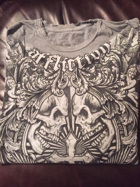 LOTS of men's Affliction Brand Shirts