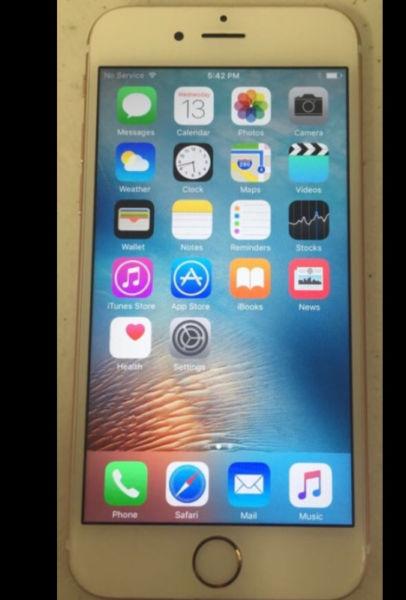 7 months old perfect condition Rose gold iPhone 6s
