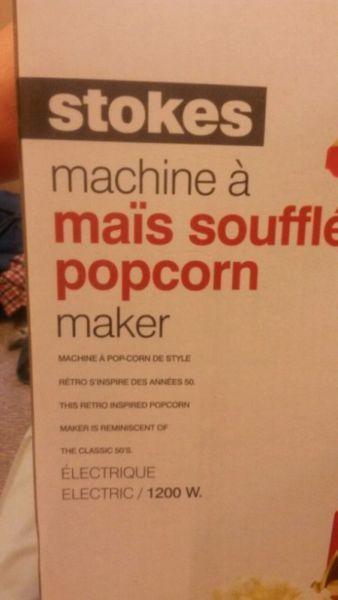 Brand new Retro style popcorn maker