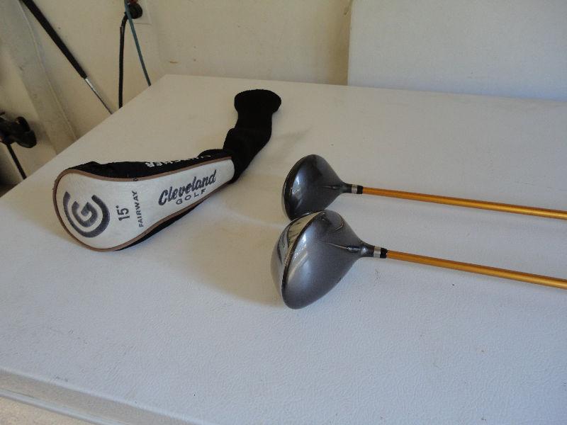 Cleveland Launcher Gold driver golf club 9.5 &15 degree men's R