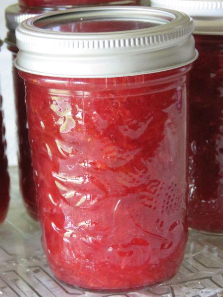 Fresh Strawberry Rhubarb jam