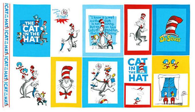 Fabric...Cat in the Hat (2 Different Dr. Seuss Fabrics)