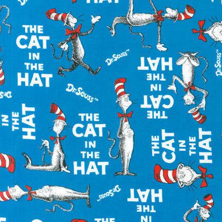 Fabric...Cat in the Hat (2 Different Dr. Seuss Fabrics)