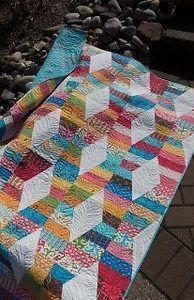 Paper Pattern - Hugs & Kisses Quilt Pattern & Lazy Angle Ruler