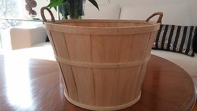2 Wood Baskets