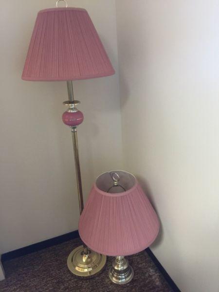 Corner and table lamps