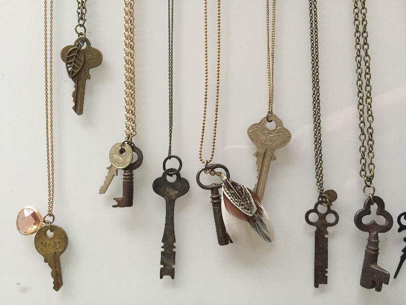 Vintage Key Necklaces $15 each