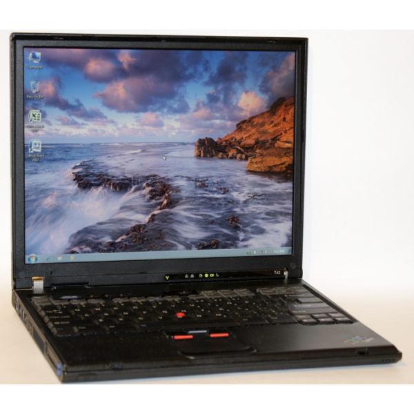 IBM ThinkPad T42 Laptop Pentium M DVD/CDRW 1GB RAM 40GB WiFi 14