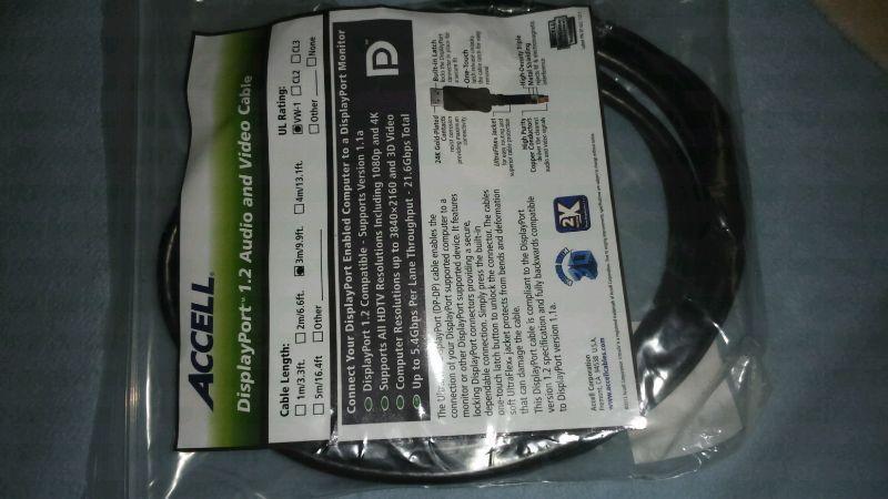 Displayport 1.2 Cable