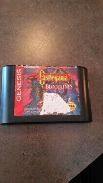 castlevania bloodlines Sega genesis