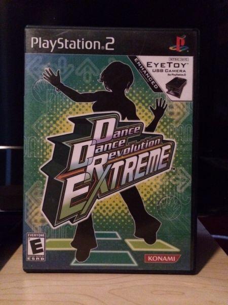 Ps2 Dance Dance Revolution Extreme Disc Game w/ Dance Pad