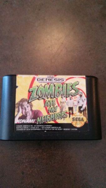 zombies ate my neighbors Sega genesis