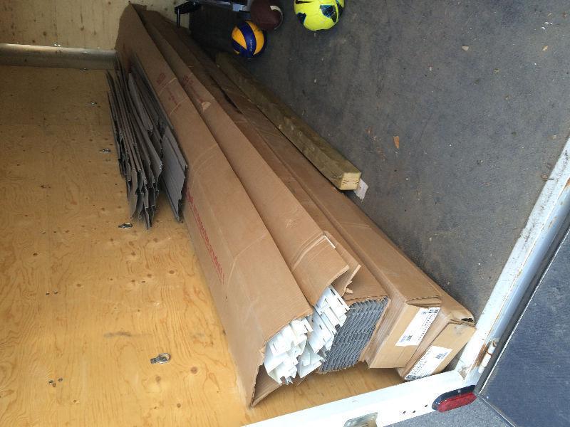 3 and a half boxes of vinyl siding. Need gone today