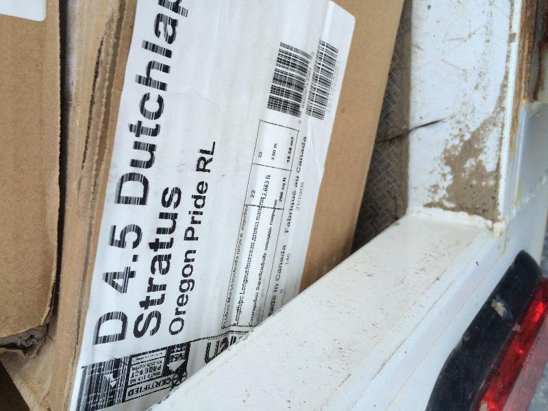 3 and a half boxes of vinyl siding. Need gone today