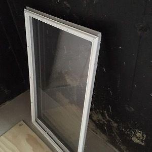 Glass door insert