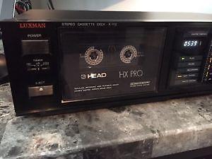 Luxman k-112 3 head HX Pro cassette deck