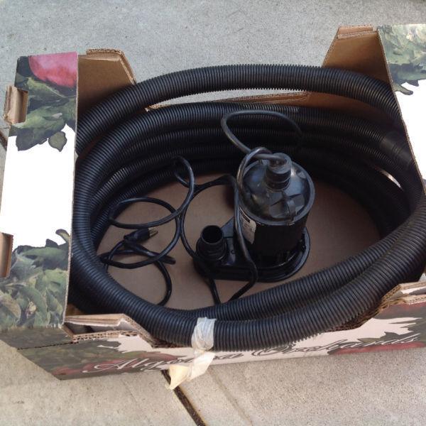 1/4 hp Mastercraft fully submersible pump