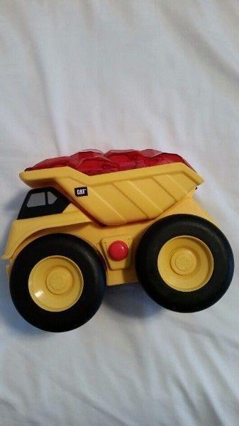Caterpillar musical dump truck toy