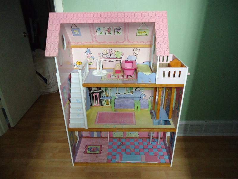 Girls Childs Children Kids Doll House