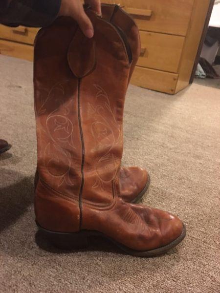 Size 6.5 vintage cowboy (cowgirl) boots