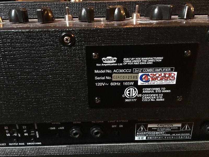 Vox AC30 CC2 amp for sale