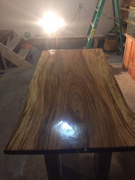 Wanted: Log wood dinner Table 5.70 ft 2.34 ft 2.30 ft
