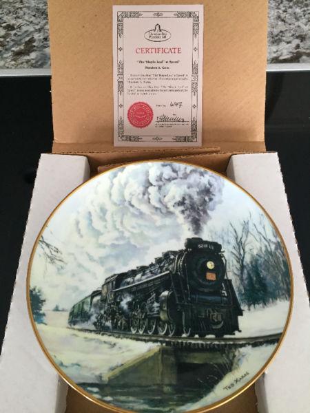 The Maple Leaf at Speed - Ted Xaras Collector plate