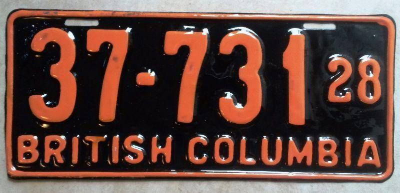 = Vintage Collector License Plates == 1930's, 40's, 50's, 60's =