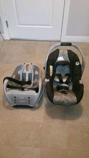 Graco car seat with base