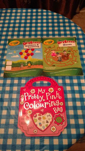 Brand New Crayola Dry Erase Pads and Colouring Book