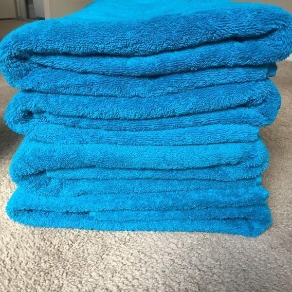 Brand new extra large turquoise towels