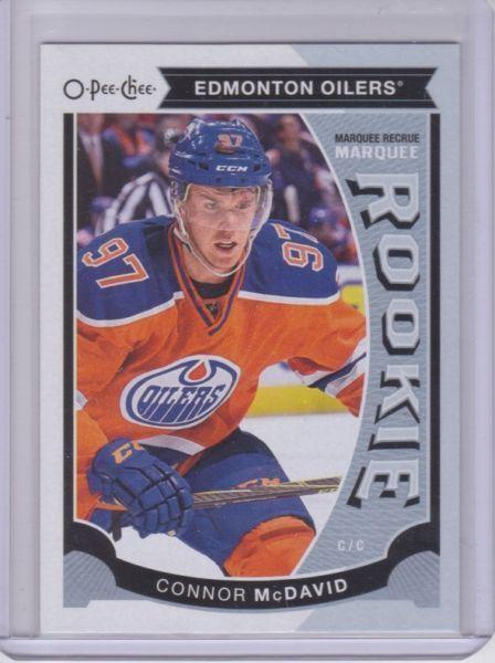 Hockey cards Connor Mcdavid