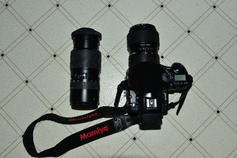 Mamiya 645 AF D with 2 lenses