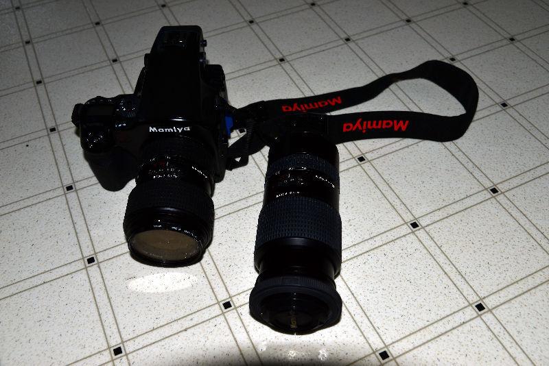 Mamiya 645 AF D with 2 lenses