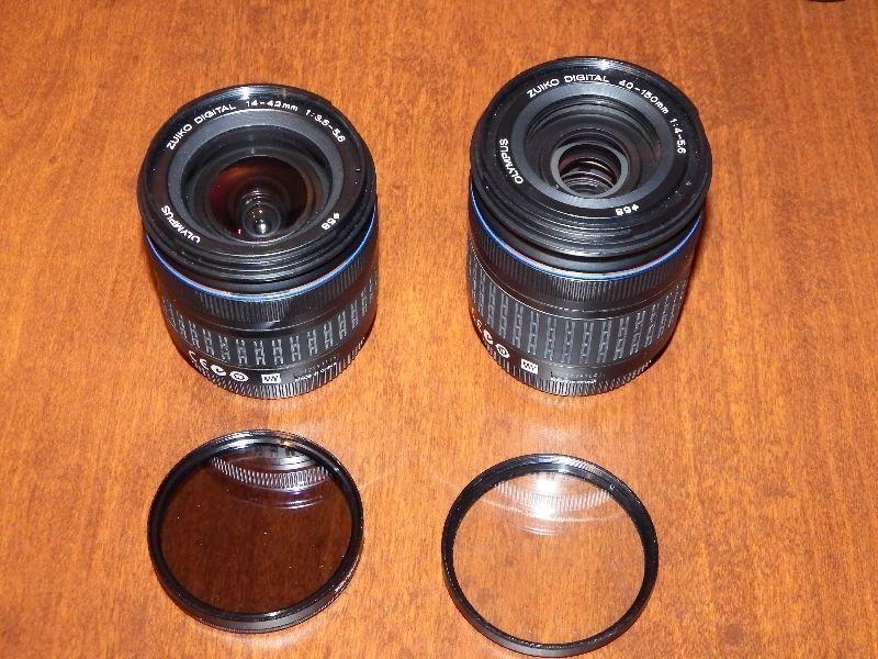 Two Zuiko Lenses for Olympus DSLR Camera plus Camera ?