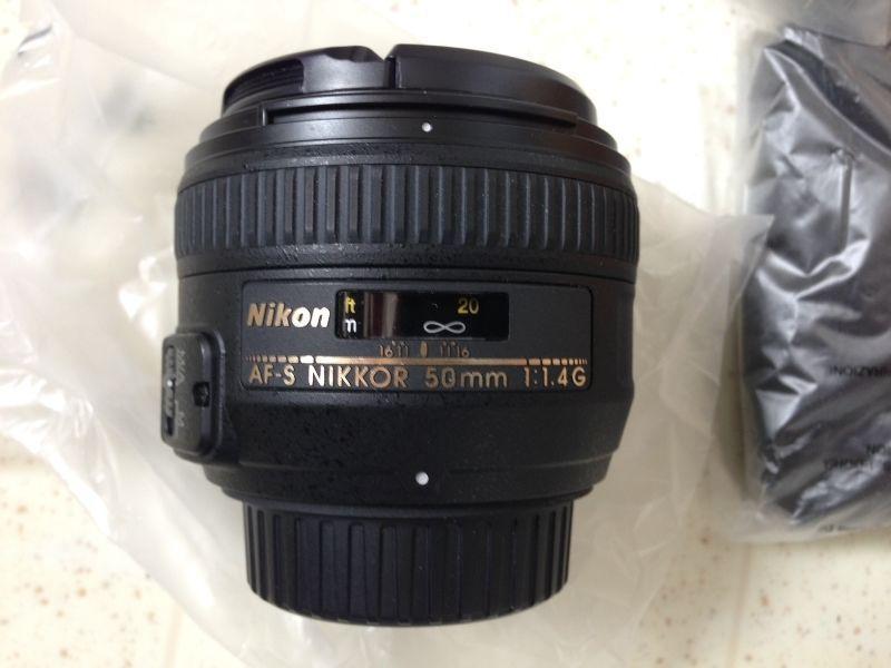 Nikon lens 50mm F1.4G