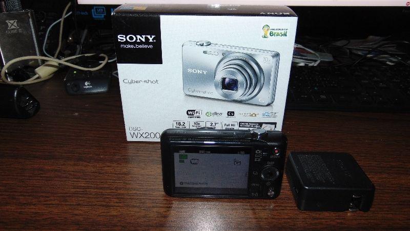 Sony Cyber-shot DSC-WX200 Digital Camera - Black