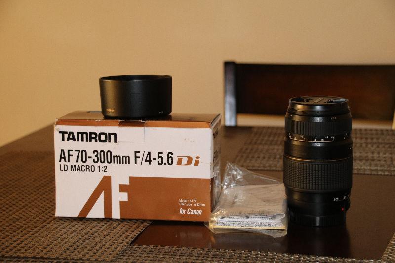 Tamron 70-300mm DI Canon Macro Zoom Lens(A17E)