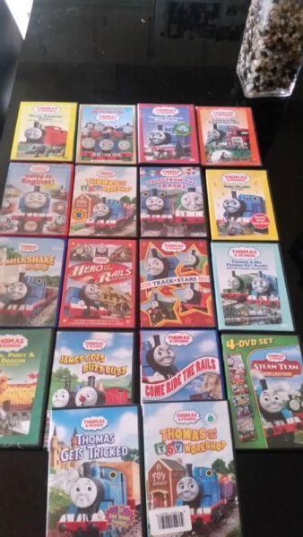 18 Thomas & Friends DVDS - $2 each or all for $25