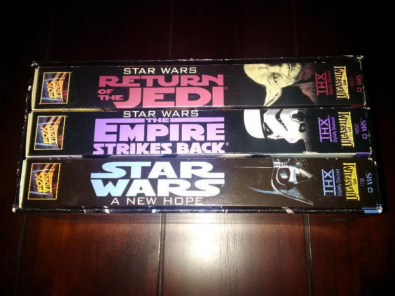 1995 Star Wars Trilogy VHS Box Set Check out my other ads!